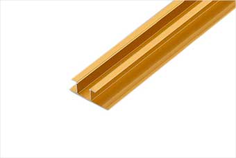 定安航空纤维墙咔铝合金带灯中条（钛金氧化）