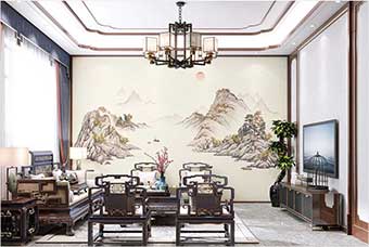 定安森佰汇航空纤维墙咔（巴山蜀水）