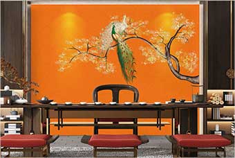 定安森佰汇航空纤维墙咔（春花秋月）