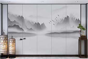 定安森佰汇航空纤维（山水画系列）